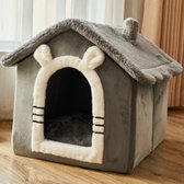 Hondenhok binnen- hondenhuisje -kattenhuis - kattenvilla - huisje van stof