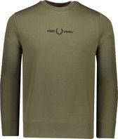 Fred Perry Sweater Groen voor heren - Lente/Zomer Collectie