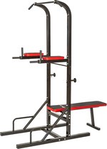 Multi-Station Home Gym - Met Halterbank - Krachtstation voor Dips en Pull ups