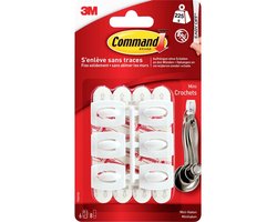 3M Command-mini-haak Wit