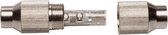 Coax-kabelverbinder metaal Kabeldiameter: 7 mm