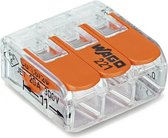 WAGO Lasklem 3-voudig 0,2-4 mm hersluitbaar, 5 stuks
