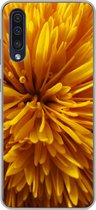 Geschikt voor Samsung Galaxy A50 hoesje - Paardenbloem - Geel - Abstract - Siliconen Telefoonhoesje
