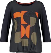 SAMOON T-shirt met 3/4 mouwen