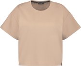 SAMOON Dames Shirt van zachte sweatstof met 1/2-mouwen
