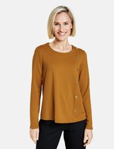 GERRY WEBER Dames Longsleeve met sierknopen