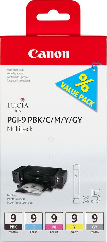 Multipack de cartouches d'encre Canon PG-510/CL-511 BK/C/M/Y