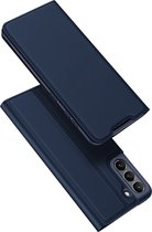 Dux Ducis - Slim bookcase hoes - Samsung Galaxy S21 FE - Blauw