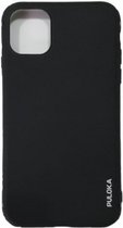 Puloka - siliconen hoesje - Iphone 11 PRO  - mat zwart - iphone case anti shock