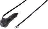 TRU COMPONENTS 548045 Autostekker inclusief kabel (open einde) Stroombelasting (max.): 10 A