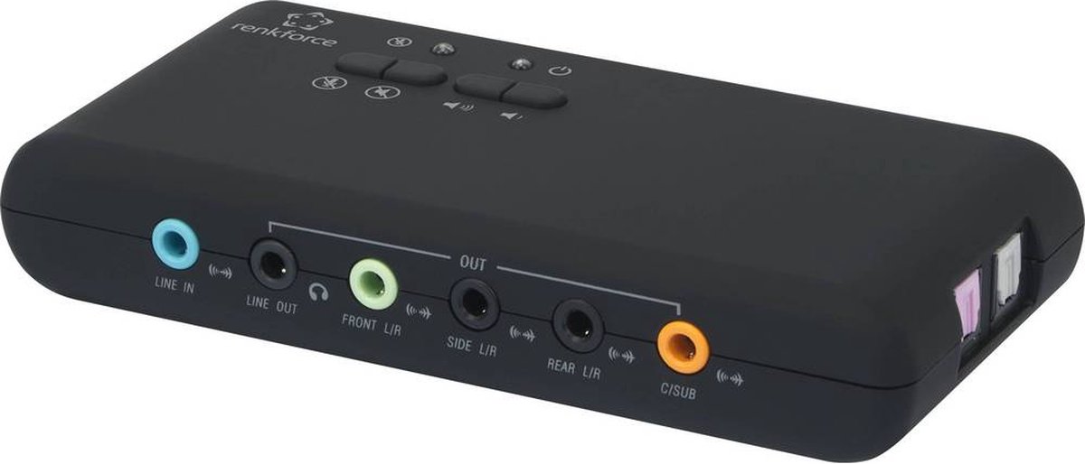 Virtuele 7.1 3D Externe Geluidskaart Usb 2.0 Audio Adapter Jack 3.5 Mm