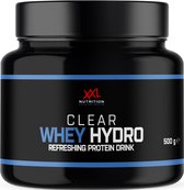 XXL Nutrition - Clear Whey Hydro - Transparante Eiwitshake, Whey Hydrolisaat, Lactosevrij - Aardbei Kers - 500 gram