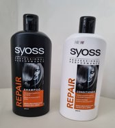 Syoss Repair Therapy Shampoo en Conditioner 2 x 500 ml