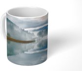 Mok - Mist over het meer in het Nationaal Park Bayerischer Wald - 350 ML - Beker - Uitdeelcadeautjes