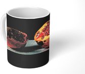 Mok - Granaatappel - Stilleven - Licht - 350 ML - Beker - Uitdeelcadeautjes
