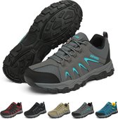 Geweo Chaussures de randonnée Unisexe - Antidérapantes Plein air - Imperméables et Respirantes - Comfort Extra - Grijs - Taille 44