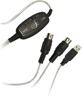USB-MIDI-kabel USB 2.0/PS/2 2 m Renkforce