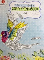 Tropical Kleurboek voor Volwassenen met 24 Nieuwe Kleurplaat Designs | Kleurboek Volwassenen | Dutchbook