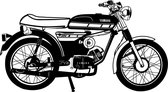 RS creations - Yamaha fs1 - Muurdecoratie - Oldtimers - Brommers - Motoren - Vaderdag - Cadeau - Geschenk