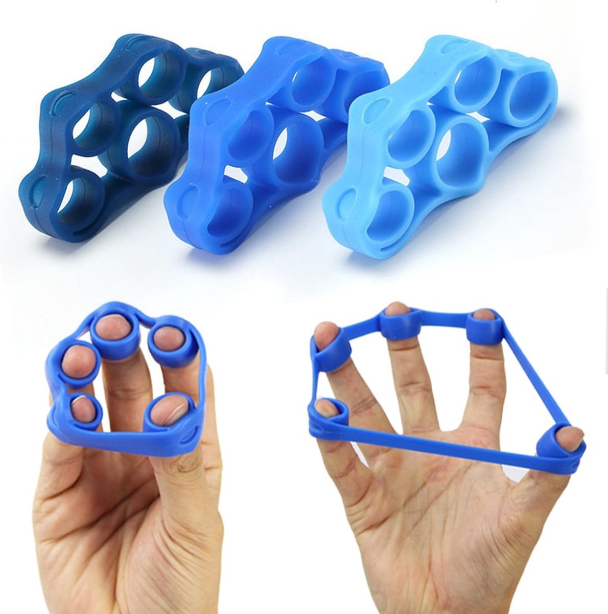 Vingertrainer - Fysio training - Vingers trainen - Handtrainer - 4KG - Vinger oefening - Siliconen