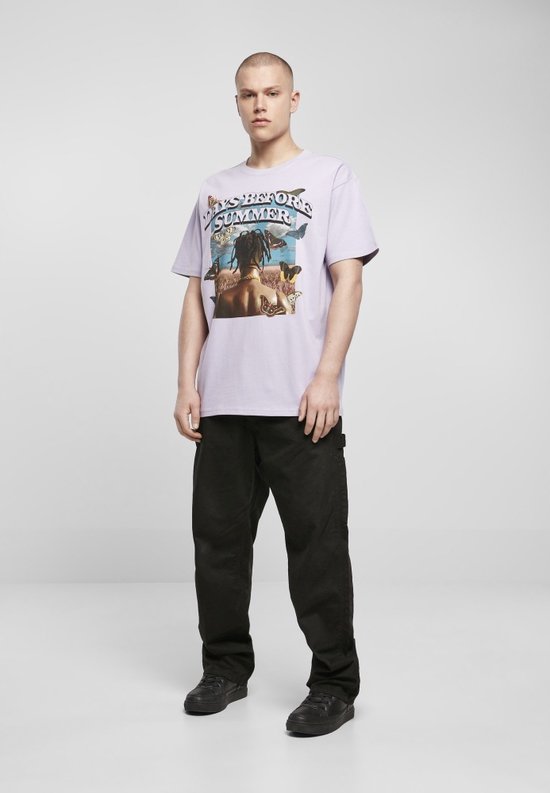 Tshirt Homme Urban Classics - XS- Days Before Summer Oversize Violet