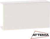 ATTEMA K25/P25 koppelstuk recht wit