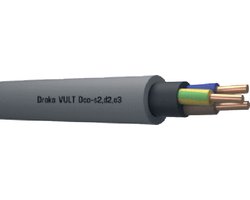 Draka VULT Dca YMvK Kabel - 1000V - 3-Aderig - 1 Meter - 3G2,5 mm2