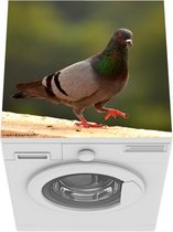 Wasmachine beschermer mat - Duif - Vogel - Dieren - Breedte 60 cm x hoogte 60 cm