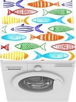 Wasmachine beschermer mat - Vissen - Dieren - Patronen - Breedte 60 cm x hoogte 60 cm