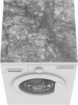 Wasmachine beschermer mat - Marmer - Stenen - Patroon - Breedte 60 cm x hoogte 60 cm