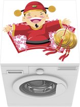 Wasmachine beschermer mat - een feestganger voor Chinees Nieuwjaar - Breedte 60 cm x hoogte 60 cm