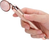 Beauty Star - Elektrische gezichtsroller - Kwartsstimulator - Magneet Vibrerende Gezichtsstimulator - Rozenkwarts Gezichtsroller voor Anti-aging Rimpelverwijdering - Gezichtsmassagegereedscha