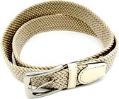 Elastische Riem - Stretch - Creme - 115cm