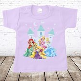 Lavendel prinsessen shirt -s&C-92-t-shirts meisjes