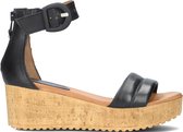 Omoda 722025 Sandalen - Met Sleehak - Dames - Zwart - Maat 37