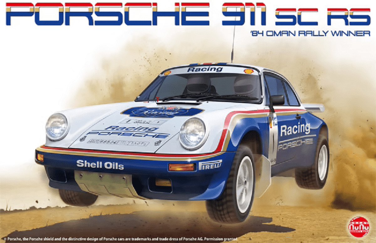 NuNu Modelbouwpakket Auto - 24011 Porsche 911 1984 Oman Rally Plastic - 1:24 - Modelbouw