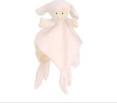 NXTgoal Knuffeldoekje Schaapje - Doudou - 26 x 26 Cm - Wit/Cremé