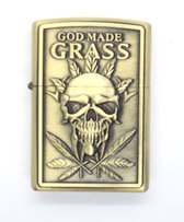 Benzine Aansteker | Metaal | God made Grass