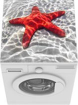 Wasmachine beschermer mat - Zeester - Water - Zand - Breedte 60 cm x hoogte 60 cm