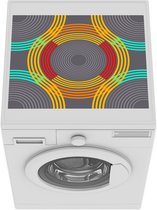 Wasmachine beschermer mat - Ring - Goud - Patronen - Breedte 55 cm x hoogte 45 cm