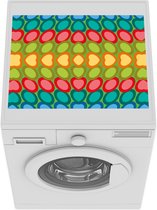 Wasmachine beschermer mat - Stippen - Hart - Ruit - Patronen - Geometrie - Breedte 55 cm x hoogte 45 cm