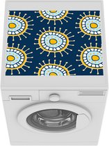 Wasmachine beschermer mat - Geometrie - Zon - Space - Patronen - Breedte 55 cm x hoogte 45 cm