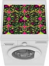 Wasmachine beschermer mat - Popart - Neon - Luxe - Patronen - Breedte 55 cm x hoogte 45 cm