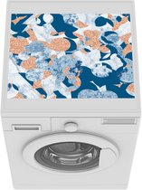 Wasmachine beschermer mat - Marmer - Geometrische vormen - Glitters - Breedte 55 cm x hoogte 45 cm