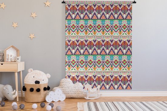 Tapisserie - Tapisserie - Aztèques - Amérique du Sud - Motifs - 150x200 cm - Tapisserie
