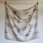Picchu nl - zijden sjaal - play silk - plantaardig geverfd - natuurlijk geverfd - ecoprint - duurzaam - 90 x 90 cm 13