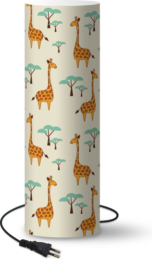 Lampe - Veilleuse - Lampe de table chambre - Girafe - Animaux - Motifs -  Hauteur 70 cm... | bol.com
