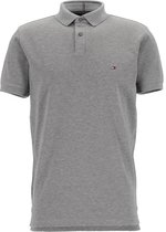 Tommy Hilfiger 1985 Regular Fit polo - grijs melange - Medium Grey Heather - Maat: XL