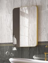 Pochon Home - Rechthoekige Spiegel met Gouden Lijst - 76 x 55 cm - Star Ex