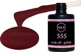 Gellak - 555 - 15 ml | B&N - soak off gellak
